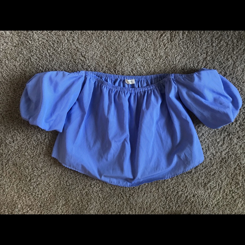 Tube top with sleeves